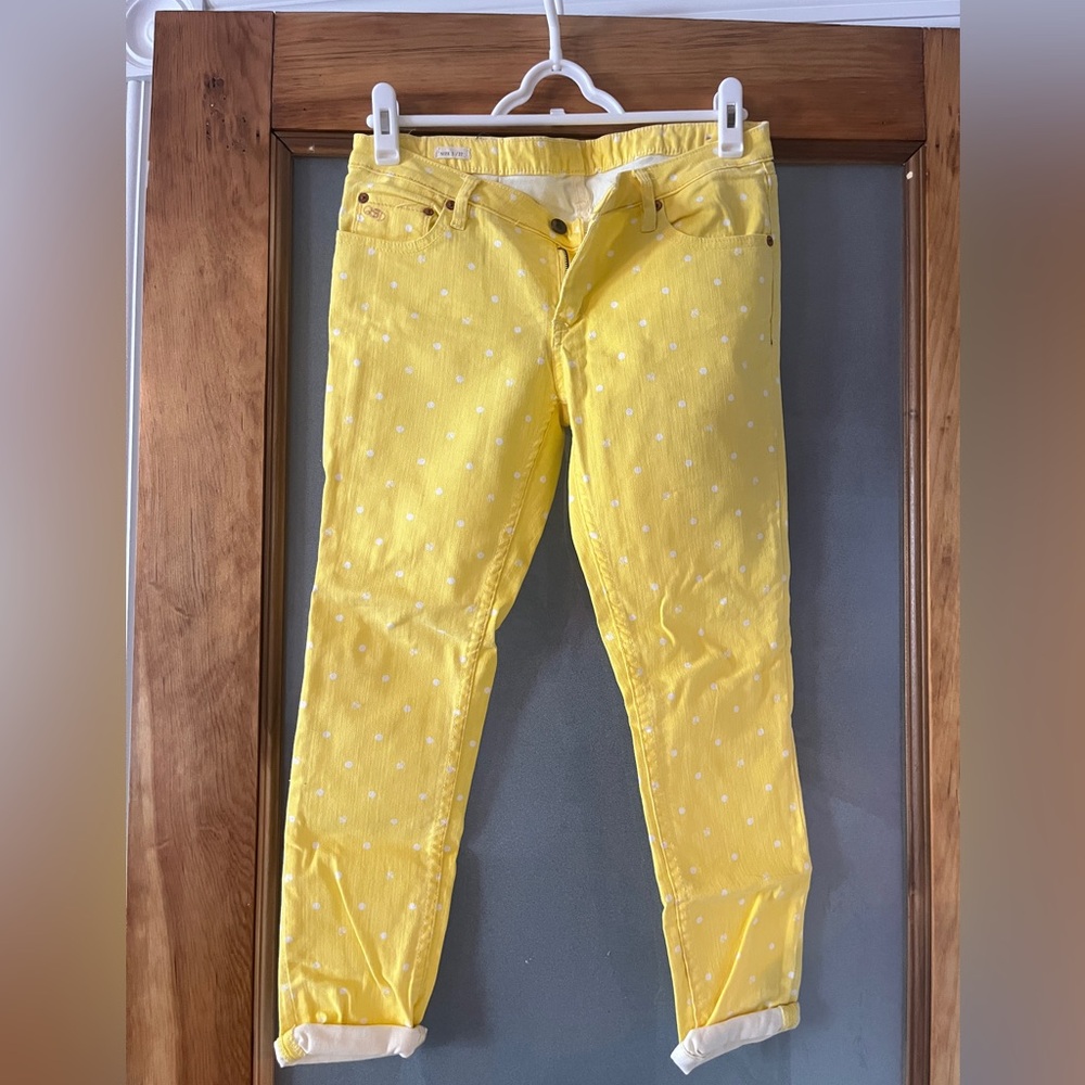 Quicksilver Yellow Polka Dot Women's Jeans